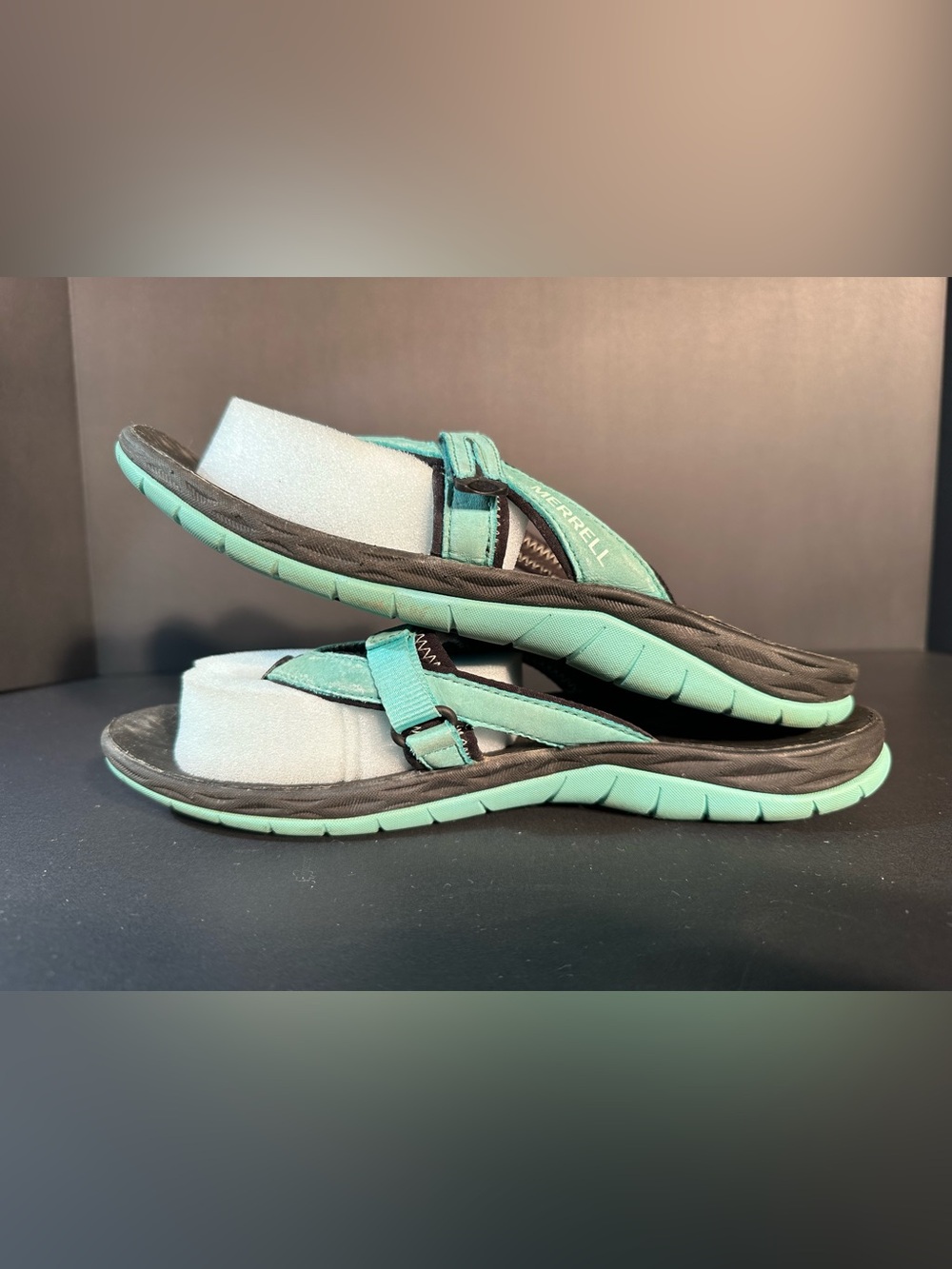 Merrell Woman's Siren Flip Q2 Athletic Sandal Flip Flop Sz 9 Turquoise QForm2 - Picture 3 of 10